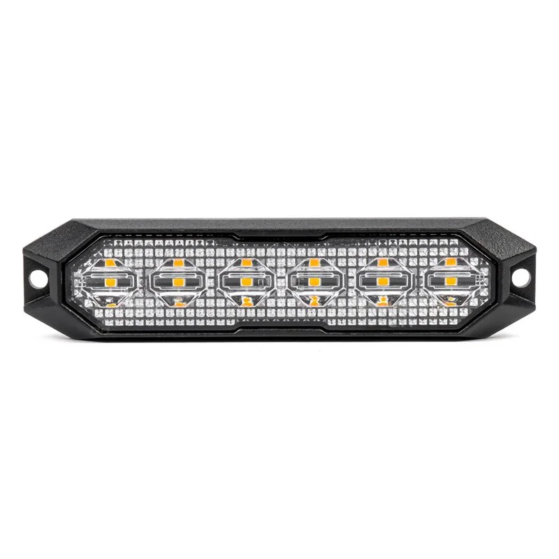 Φωτογραφία προϊόντος: AMIO ΣΤΡΟΜΠΟ 12/24V 6xSMD LED 18W (6x3W) R65 R10 IP68 IP6K9K 122x30mm ΑΜΙΟ - 1 ΤΕΜ.