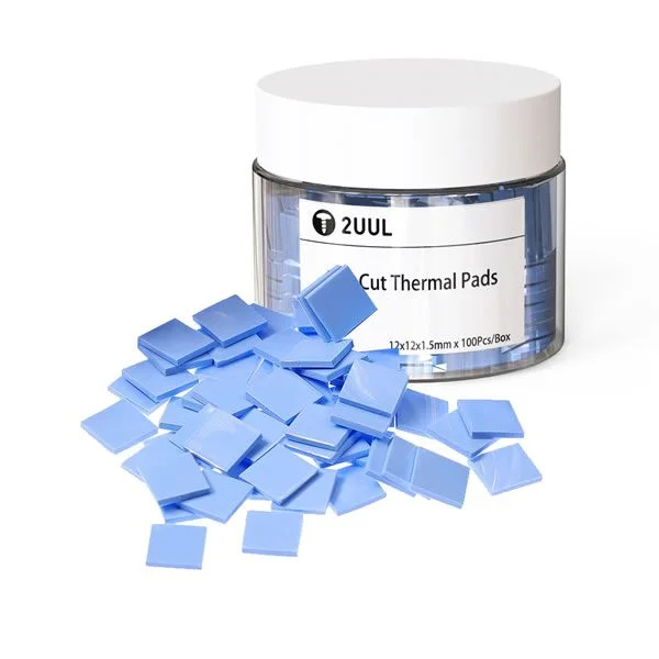 Φωτογραφία προϊόντος: 2UUL Pre-Cut Θερμοαγώγιμα Pads 12X12X1.5mm 100τμχ