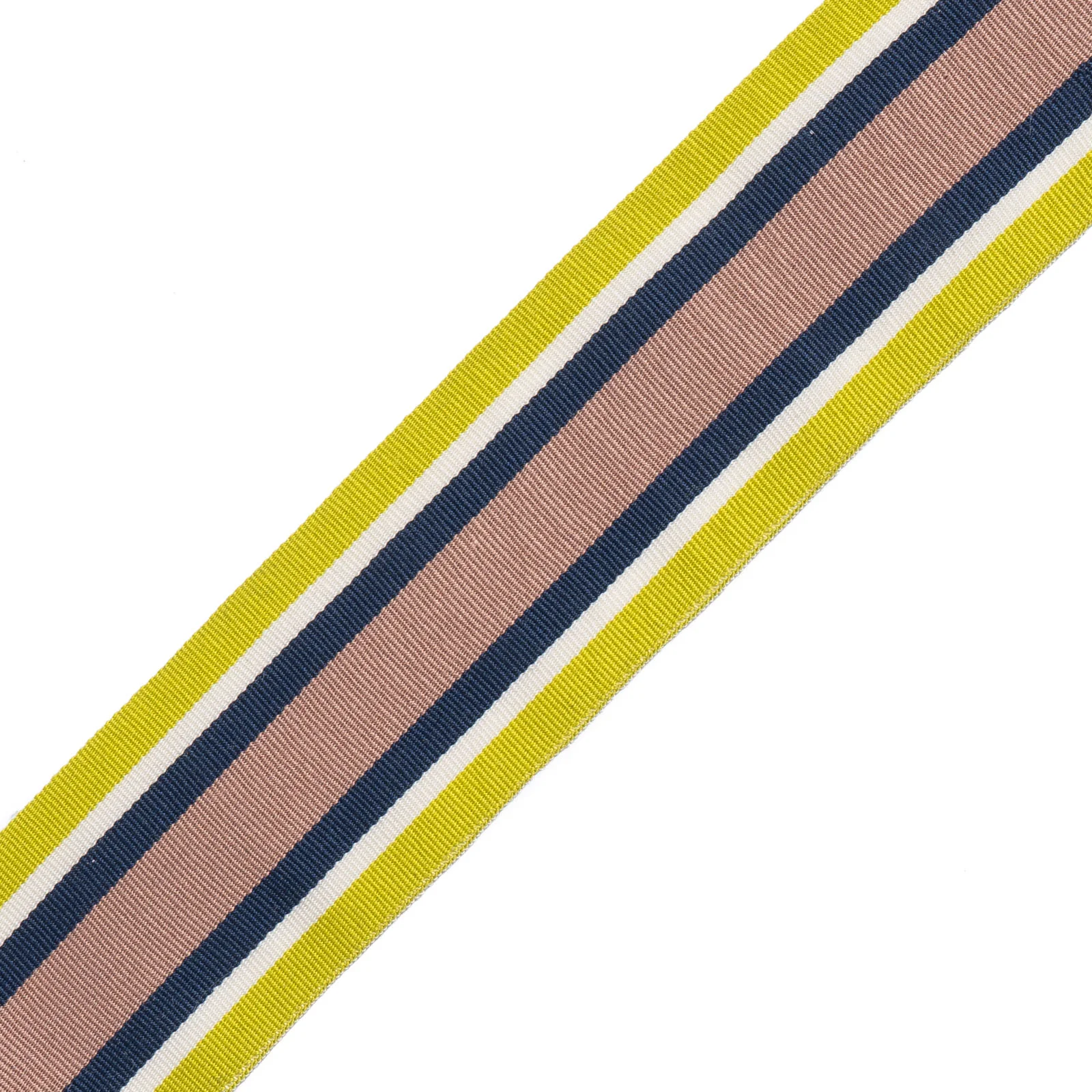 Φωτογραφία προϊόντος: Grosgrain Ribbon Lime Green - Ecru - Dark Blue -Light Brown 4 Cm