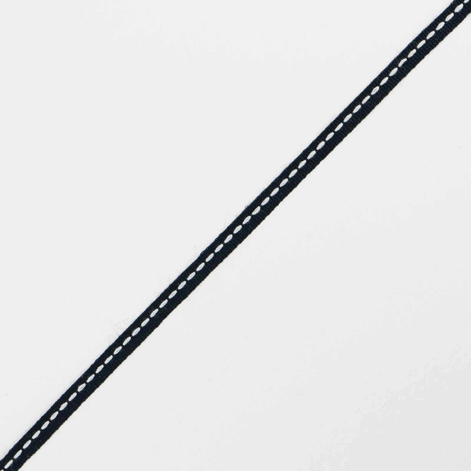 Φωτογραφία προϊόντος: Grosgrain Ribbon Cord Navy - Offwhite Stitch Koralli 0.5 Cm