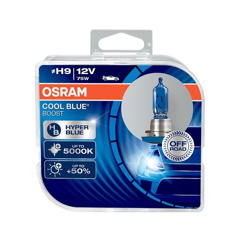 Φωτογραφία προϊόντος: OSRAM 12V H9 75W +50% ΠΕΡΙΣΣΟΤΕΡΟ ΦΩΣ COOL BLUE BOOST (62213CBB-HCB) 2τμχ