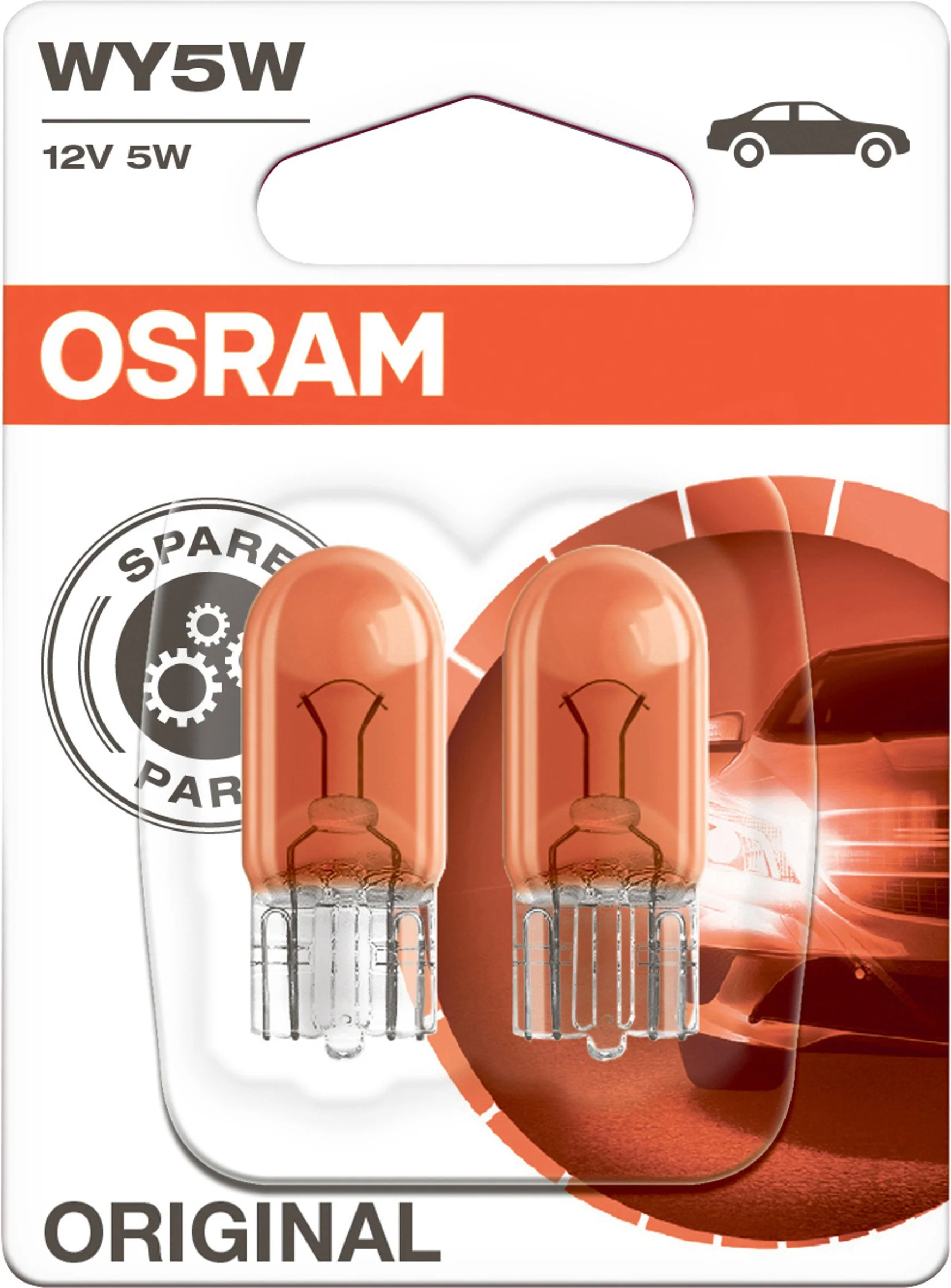 Φωτογραφία προϊόντος: OSRAM WY5W 12V 5W W2.1x9.5d Original Line (2827NA-02B) 2τμχ