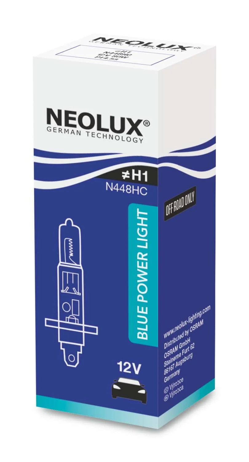 Φωτογραφία προϊόντος: NEOLUX H1 12V 80W Blue Power Light 5000K (N448HC) 1τμχ