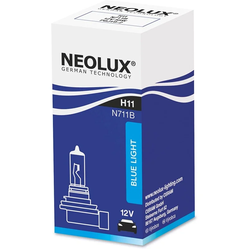 Φωτογραφία προϊόντος: NEOLUX H11 12V 55W Blue Light 3200K (N711B) 1τμχ