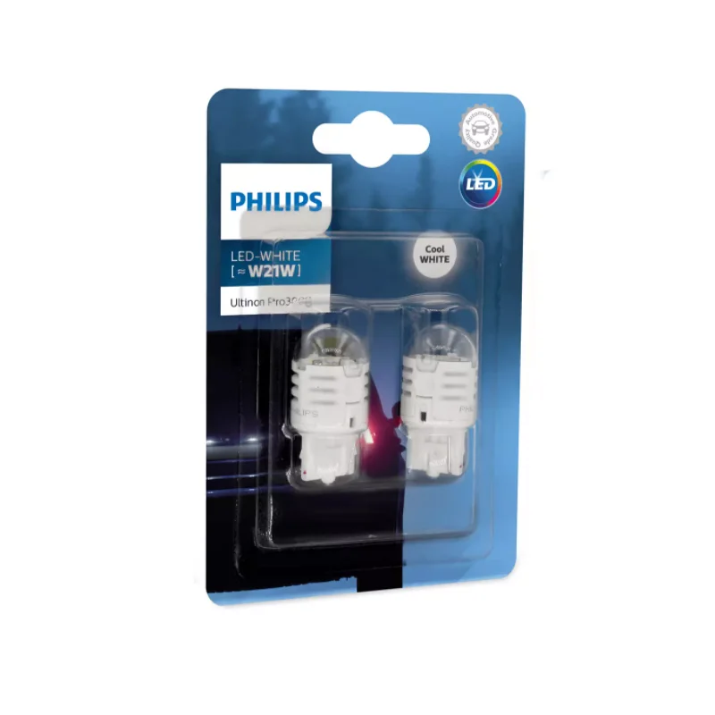 Φωτογραφία προϊόντος: PHILIPS W21W Ultinon Pro3000 Led 6000K 12V 1.75W 2τμχ 11065U30CWB2