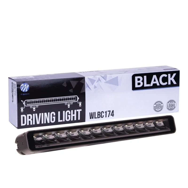 Φωτογραφία προϊόντος: M-Tech ΠΡΟΒΟΛΕΑΣ DRIVING LIGHT BLACK SERIES 12x5W LED 12-48V 60W 5.700K 5.040lm 2 ΧΡΗΣΕΩΝ 367x54x58mm - 1 ΤΕΜ.