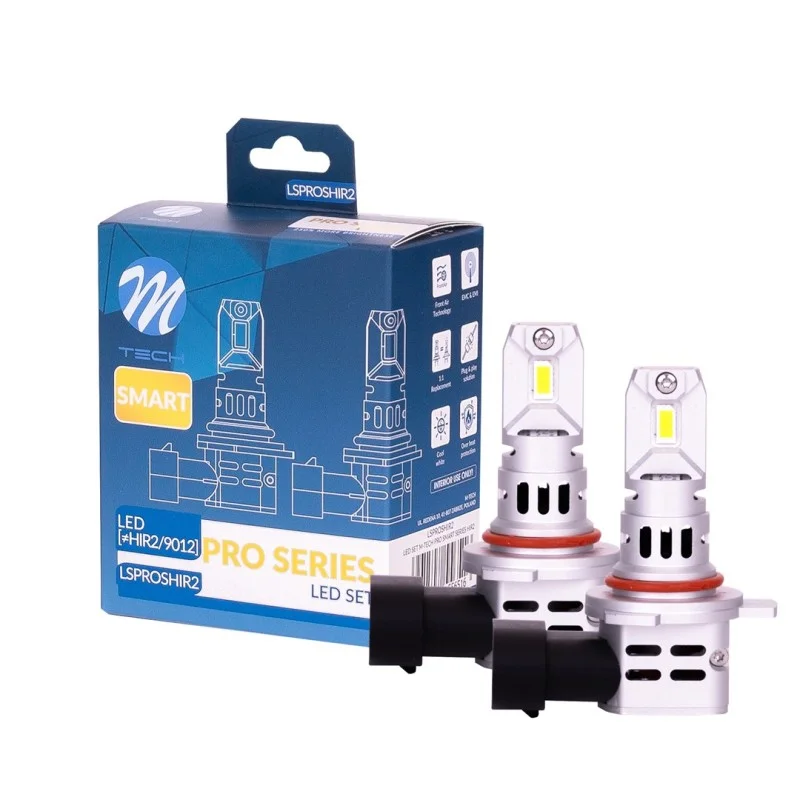 Φωτογραφία προϊόντος: ΛΑΜΠEΣ LED HIR2 12V 6.000K 4.600lm LED CANBUS CSP3570 PRO SMART SERIES M-TECH - 2 ΤΕΜ.