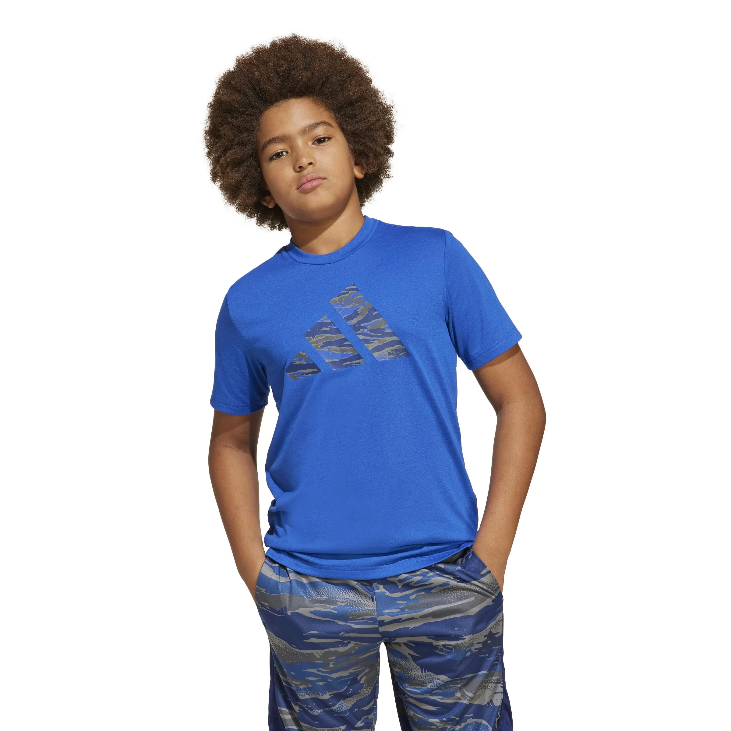 Φωτογραφία προϊόντος: Adidas Performance Adidas J TR-ES CAM TEE - Blue/Green