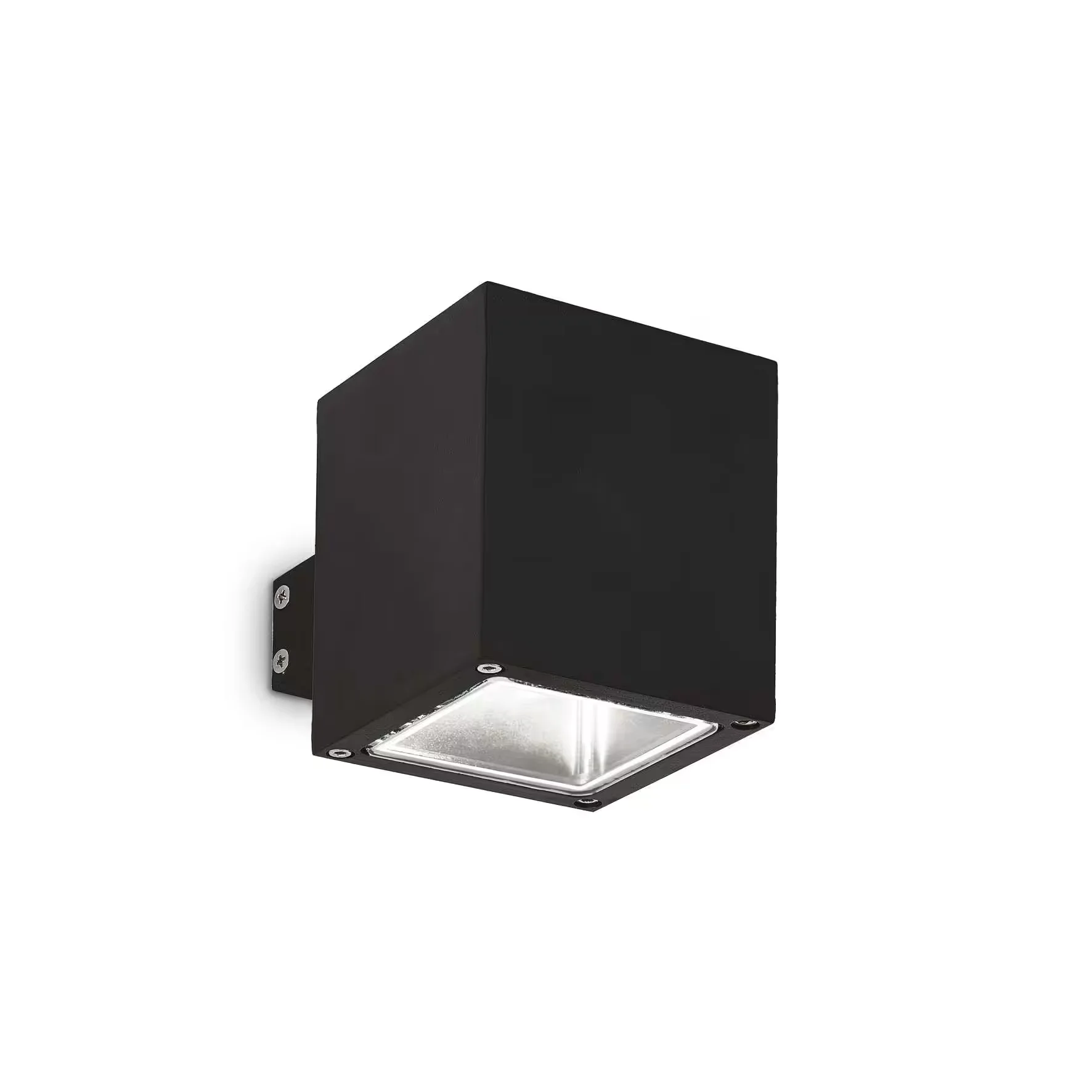 Φωτογραφία προϊόντος: Ideal lux Snif Square φωτιστικό απλίκα ip44 Μαύρο