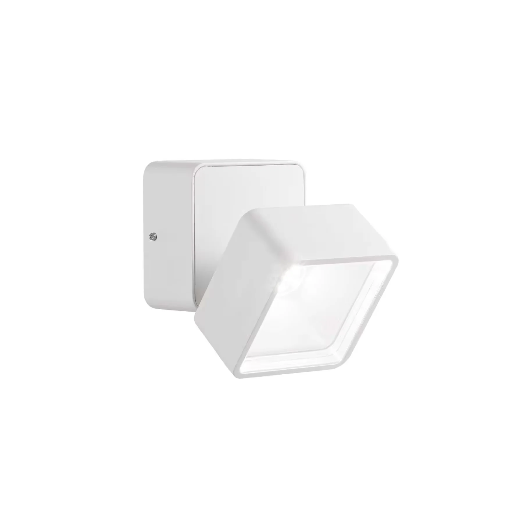 Φωτογραφία προϊόντος: Ideal lux Omega Square Επιτοίχιο Σποτ Εξωτερικού Χώρου Άσπρο