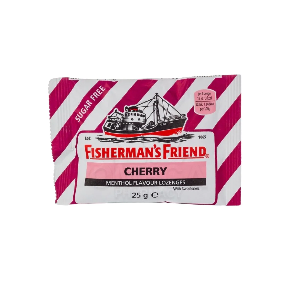Φωτογραφία προϊόντος: Fisherman's Friend Cherry Καραμέλες για τον Πονόλαιμο με Γεύση Κεράσι 25gr
