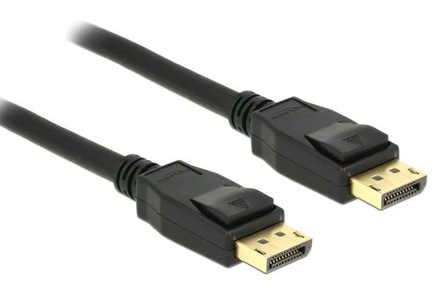 Φωτογραφία προϊόντος: DELOCK καλώδιο DisplayPort 1.2 83807, 4K/60Hz, 21.6 Gbps, 3m, μαύρο