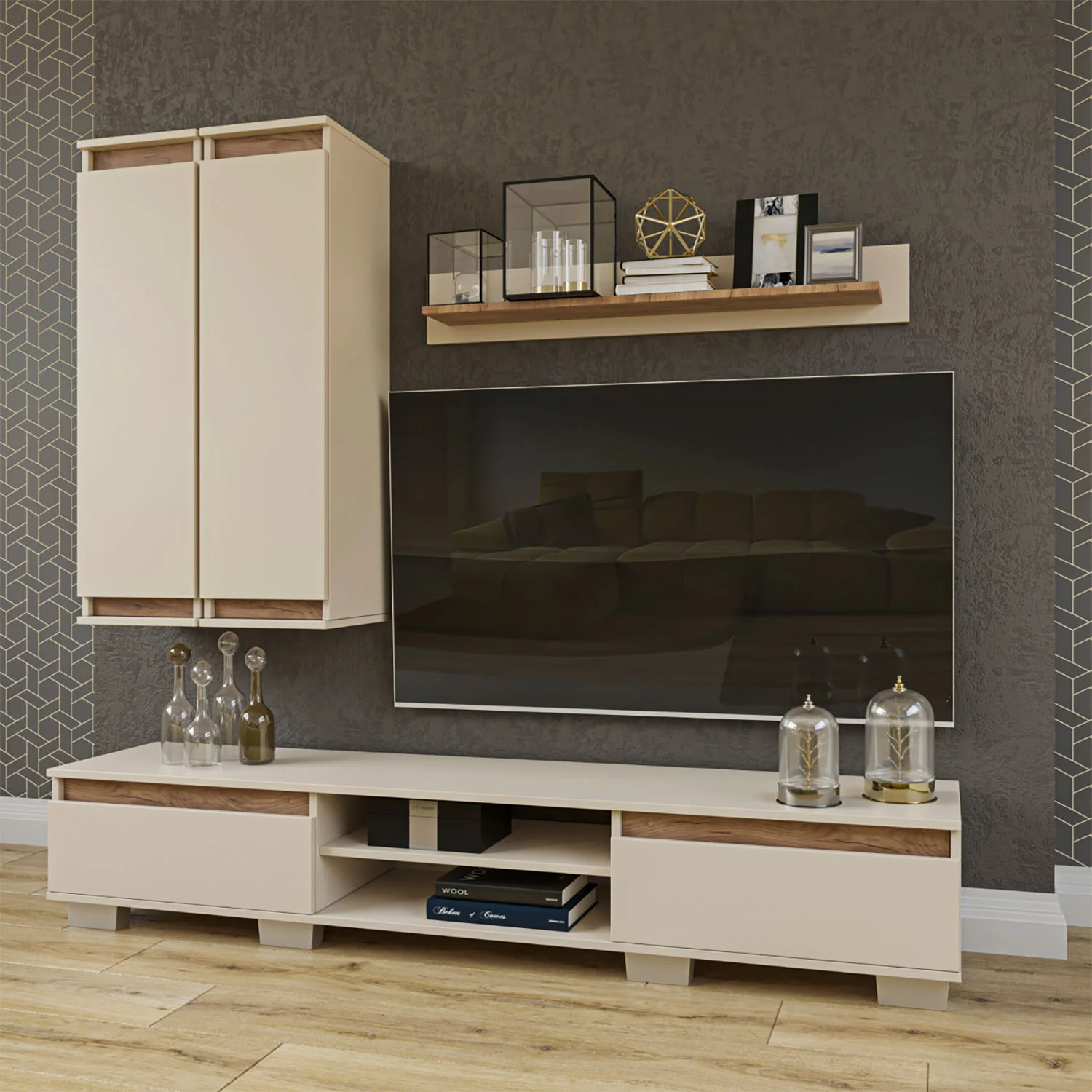 Φωτογραφία προϊόντος: AlphaB2B Σύνθεση τηλεόρασης Lilu GR-LILU 175x37x131cm