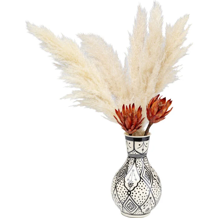 Φωτογραφία προϊόντος: KARE Βάζο Bohemian Μαύρο/Λευκό 18x18x29 εκ. - Μαύρο - 18Μx18Πx29Υ
