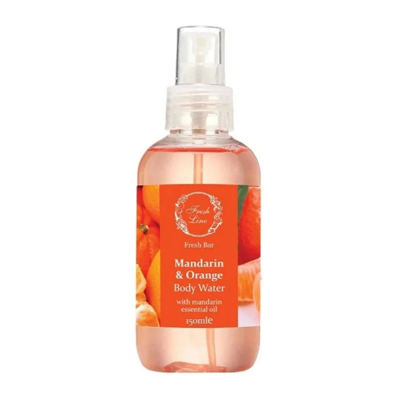 Φωτογραφία προϊόντος: FRESHLINE Fresh Line Body Water Mandarin & Orange Αρωματικό Νερό Σώματος Μανταρίνι & Πορτοκάλι 150ml