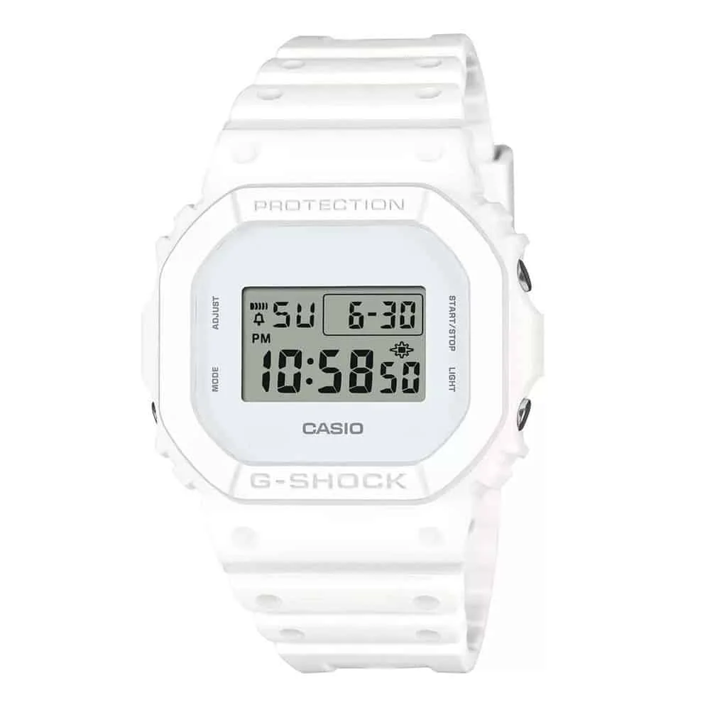 Φωτογραφία προϊόντος: CASIO G-SHOCK Origin Chronograph White Biosourced Strap DW-5600WW-7ER