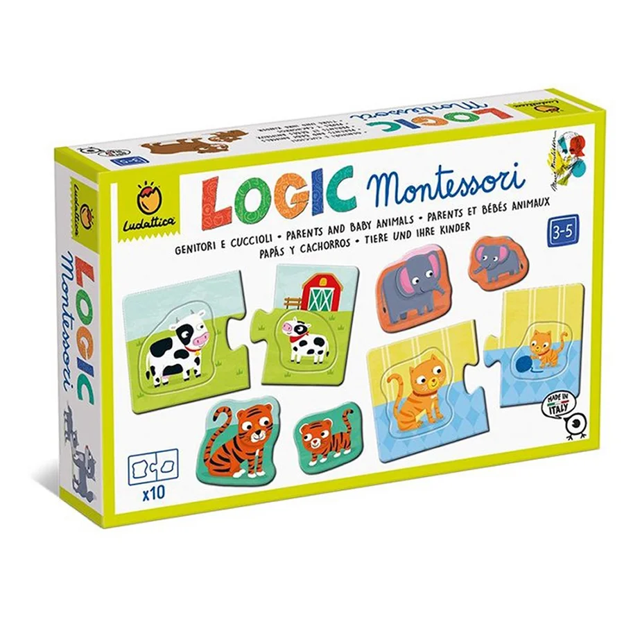 Φωτογραφία προϊόντος: Ludattica Logic Montessori - Γονείς και Παιδιά Παζλ 40τμχ