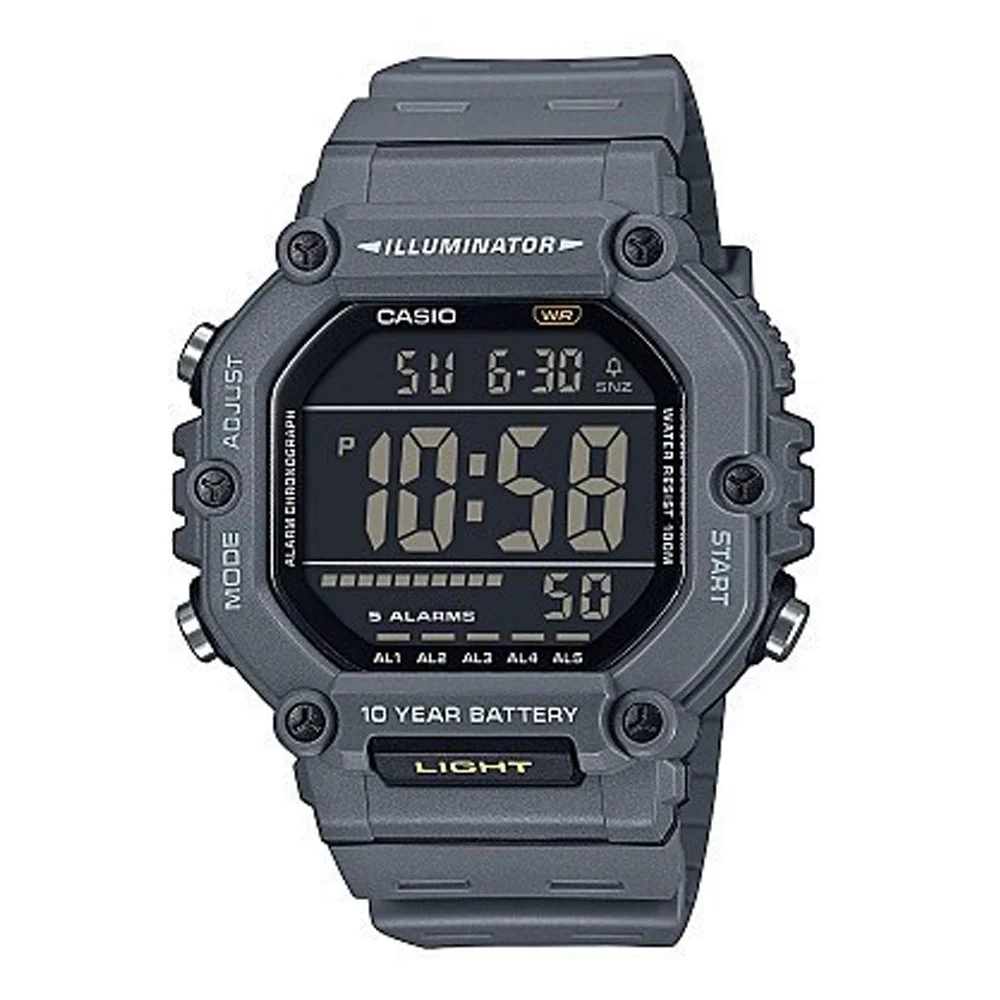 Φωτογραφία προϊόντος: CASIO Standard Grey Rubber Strap AE-1600H-8BVEF