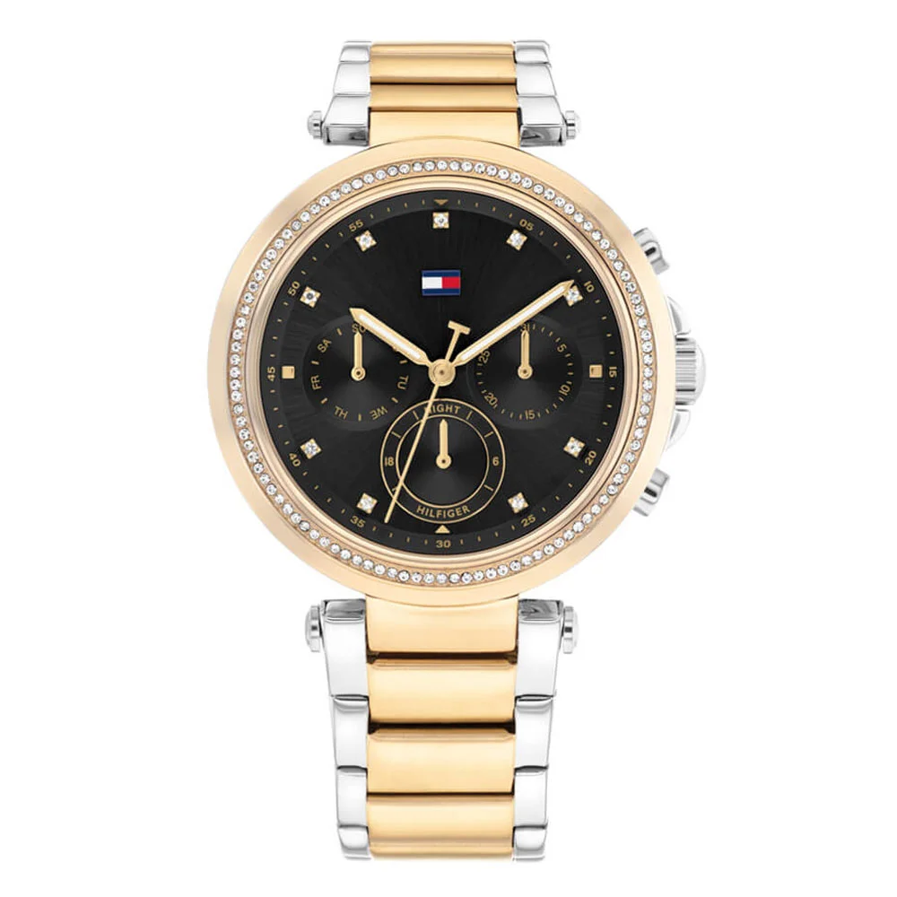 Φωτογραφία προϊόντος: TOMMY HILFIGER Emily Crystals Two Tone Stainless Steel Bracelet 1782702
