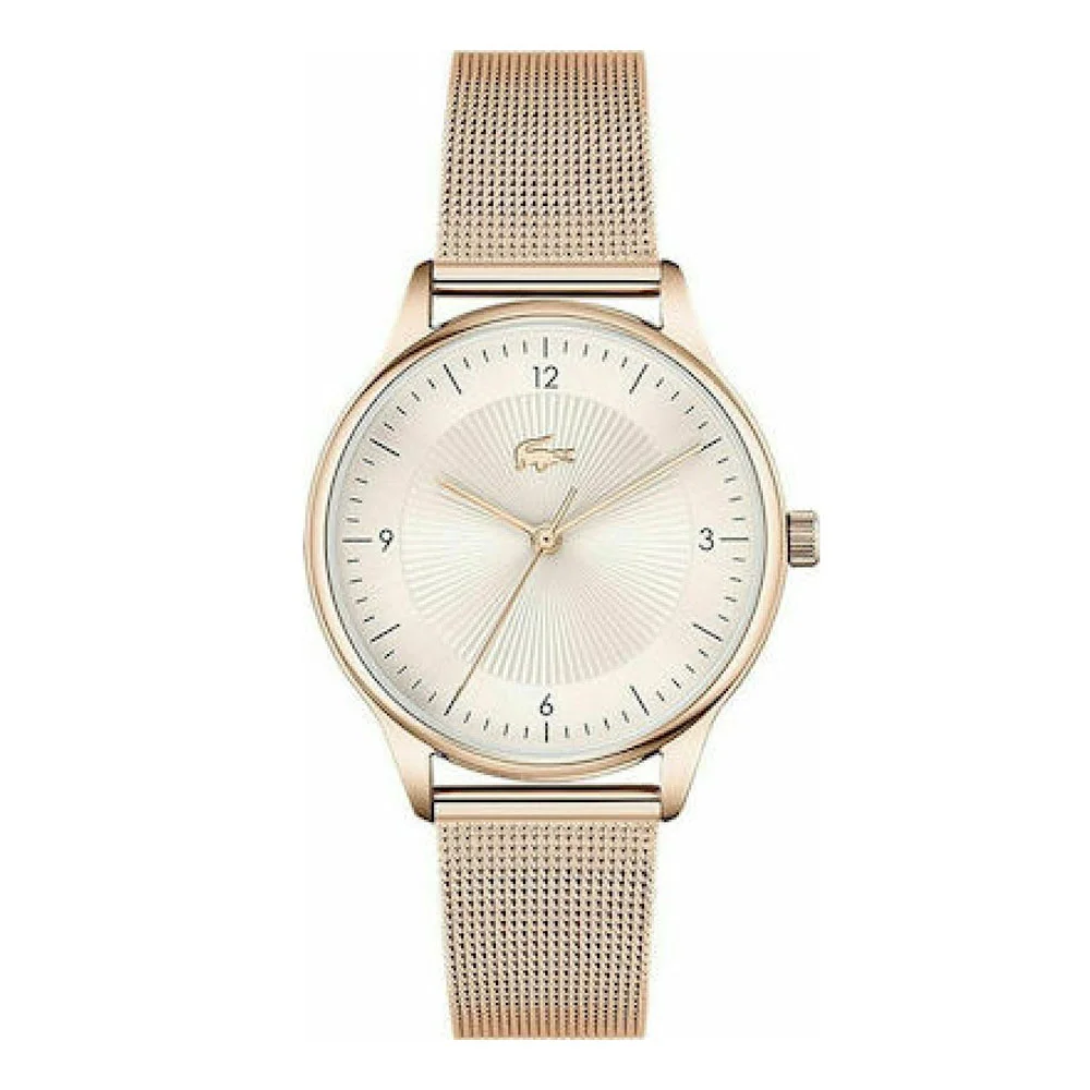 Φωτογραφία προϊόντος: Lacoste Club 3 Hands Rose Gold Stainless Steel Mesh Bracelet 2001170