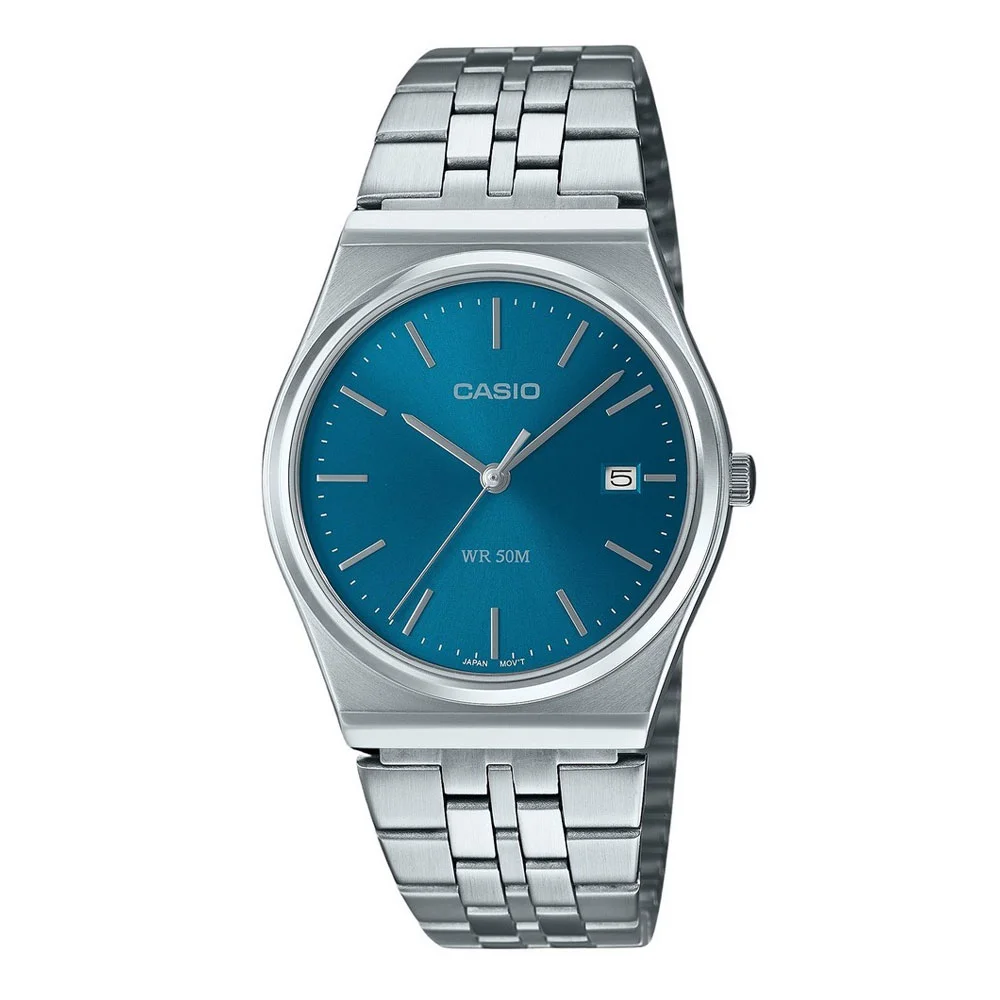 Φωτογραφία προϊόντος: CASIO Silver Stainless Steel Bracelet MTP-B145D-2A2VEF