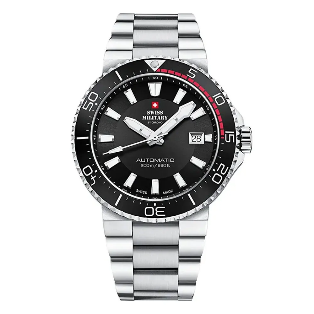 Φωτογραφία προϊόντος: SWISS MILITARY by Chrono Swiss Made Automatic Dive Watch SMA34086.01