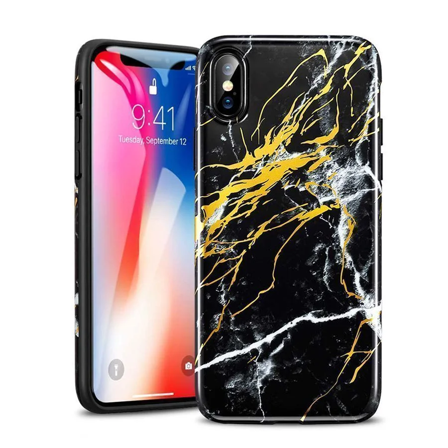 Φωτογραφία προϊόντος: ESR iPhone X/Xs Soft Marble Black Gold (X001Q4DP11)