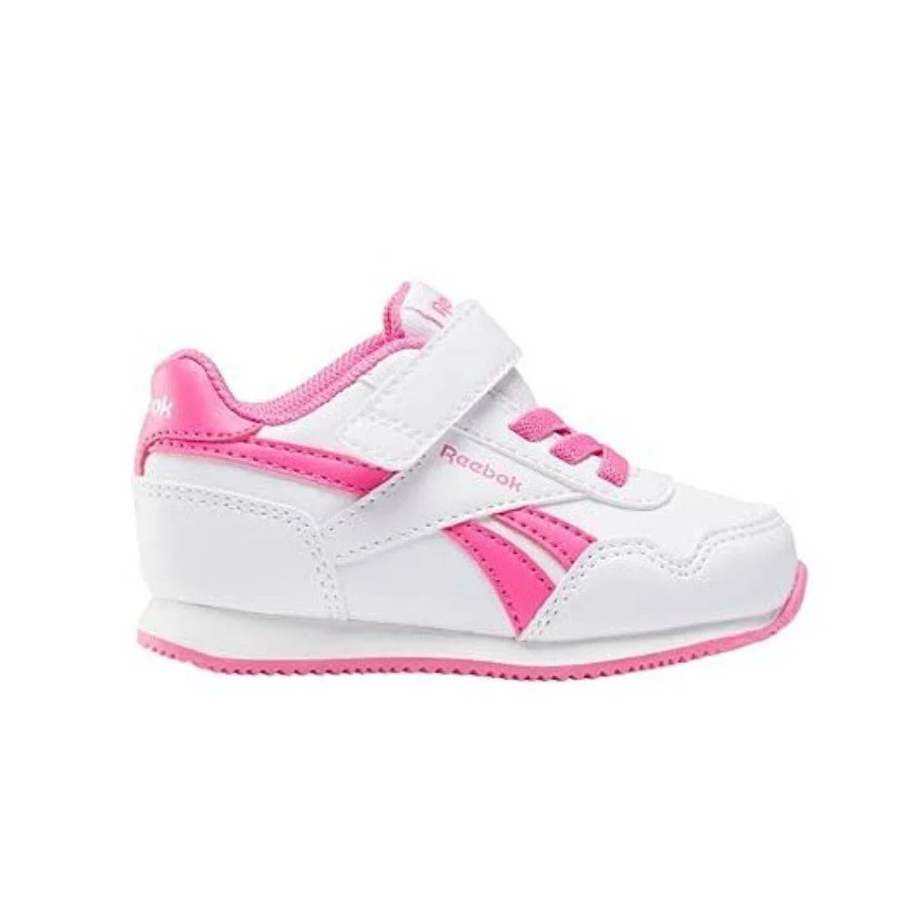 Φωτογραφία προϊόντος: 100209452 - REEBOK ROYAL JOG 3.0 ELASTIC &TOP STRAP INFANT SHOES WHITE / HYPER PINK Color