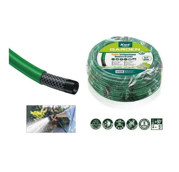 Φωτογραφία προϊόντος: OEM KMT Tools Λάστιχο Ποτίσματος 30m Διαμέτρου 1/2'' Πράσινο