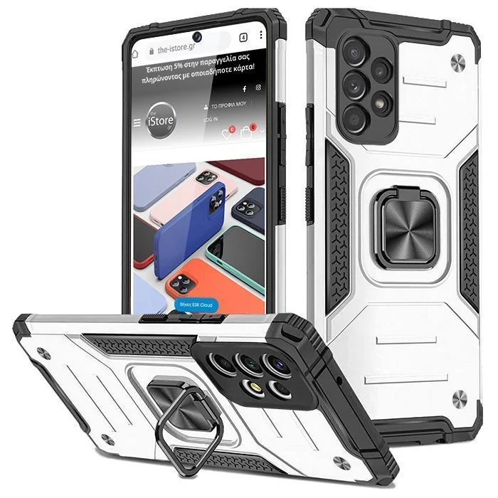 Φωτογραφία προϊόντος: Armor Ringstand Case Silver Samsung Galaxy A13
