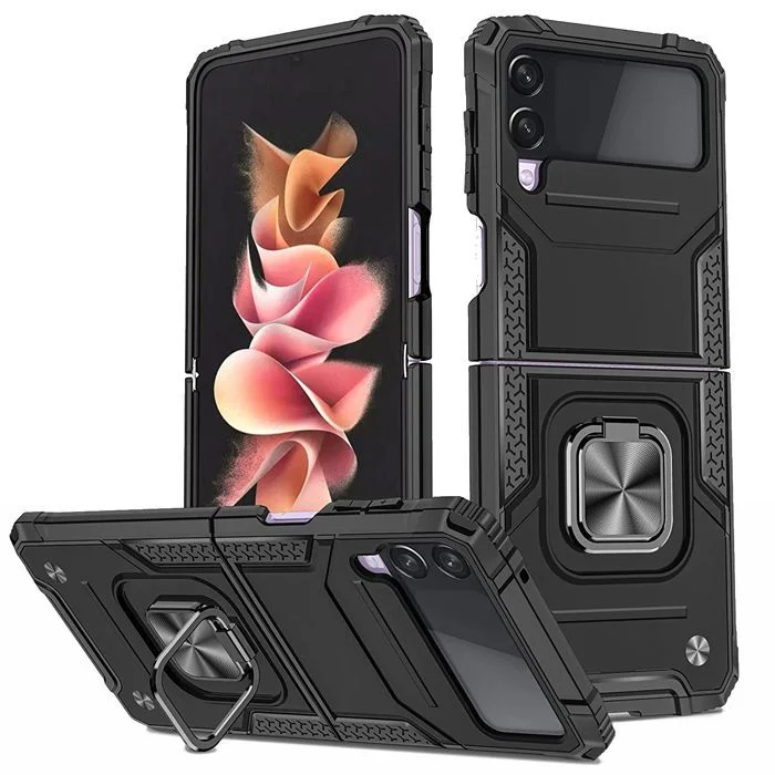 Φωτογραφία προϊόντος: Armor Ringstand Case Black Samsung Galaxy Z Flip4 5G