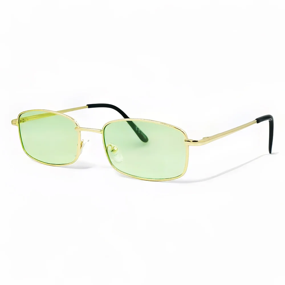 Φωτογραφία προϊόντος: Riverio Unisex Γυαλιά Ηλίου UV400 Μακρόστενο με Χρυσό Μεταλλικό Σκελετό και Πράσινο ντεγκραντέ Φακό RV42432