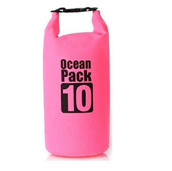 Φωτογραφία προϊόντος: OEM Ocean Pack Στεγανός Σάκος Ώμου με Χωρητικότητα 10 Λίτρων Ροζ SDS-139-PINK