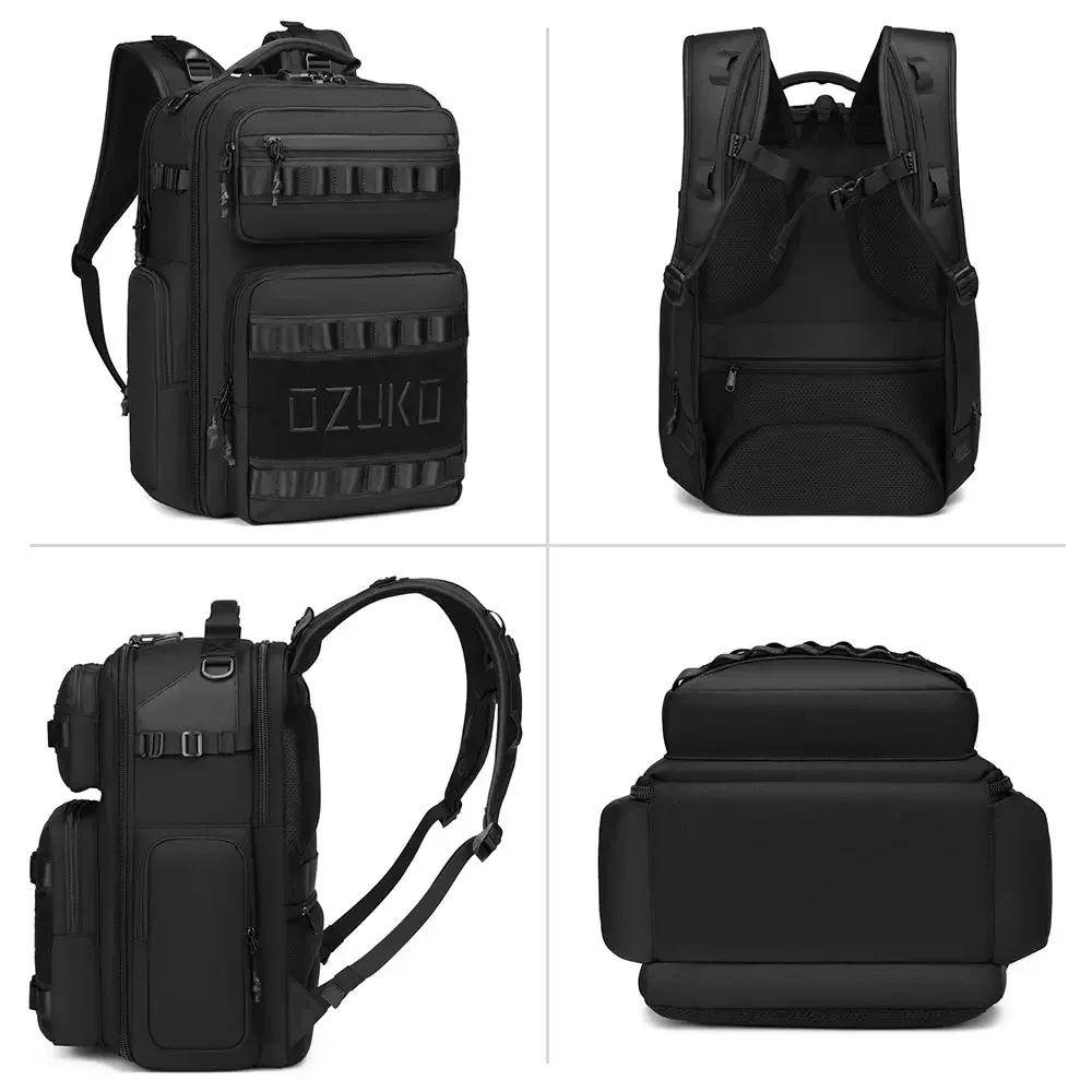 Φωτογραφία προϊόντος: OEM Ozuko 9797 L Business Backpack College Daypack Σακίδιο εργασίας σύντομου ταξιδιού Τσάντα πλάτης για φορητό υπολογιστή 17 ιντσών