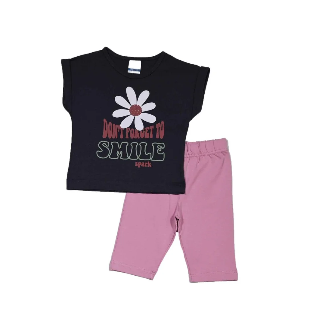 Φωτογραφία προϊόντος: Spark Sportswear Παιδικό Σετ Καπρι Κολάν Φυστικί 1640