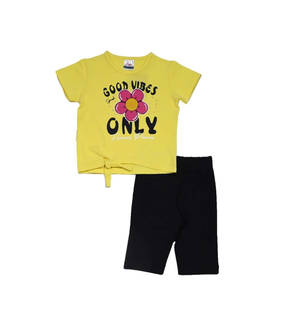 Φωτογραφία προϊόντος: Spark Sportswear Παιδικό Σετ Καπρι Κολάν σάπιο μήλο/ μαύρο 1655