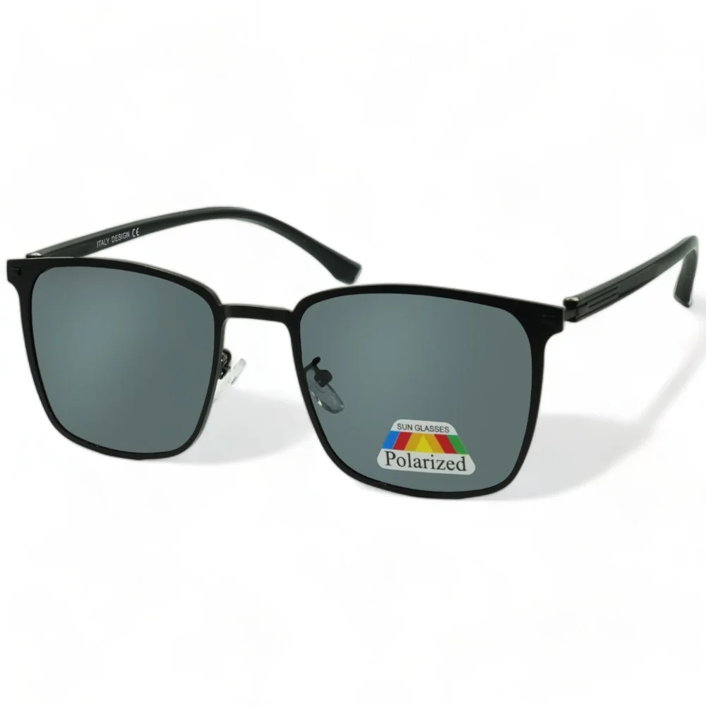 Φωτογραφία προϊόντος: OPTOSQUAD Unisex Γυαλιά Ηλίου Polarized Τετράγωνο με Μαύρο Σκελετό και Μαύρο Φακό P6093622