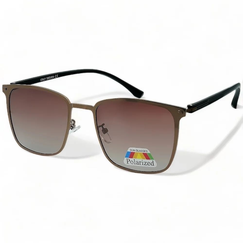 Φωτογραφία προϊόντος: OPTOSQUAD Unisex Γυαλιά Ηλίου Polarized Τετράγωνο με Καφέ Σκελετό και Καφέ ντεγκραντέ Φακό P6093621