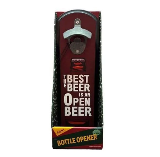 Φωτογραφία προϊόντος: OEM Ανοιχτήρι Μπύρας The Best Beer Is An Open Beer A190 Μπορντό Χρώμα-KDA190