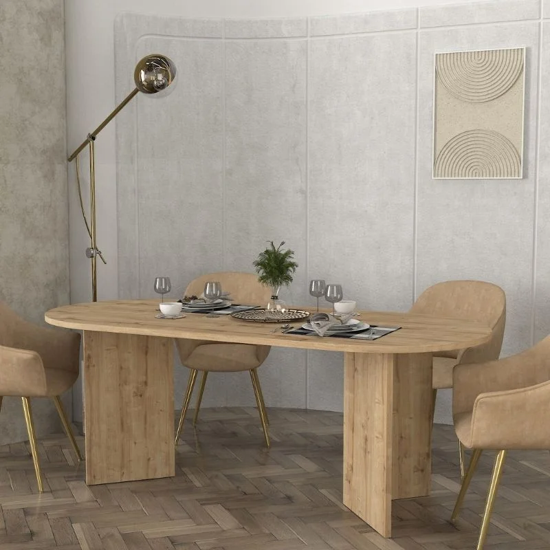 Φωτογραφία προϊόντος: Τραπέζι Cortado Megapap χρώμα sapphire oak 200x90x74εκ.
