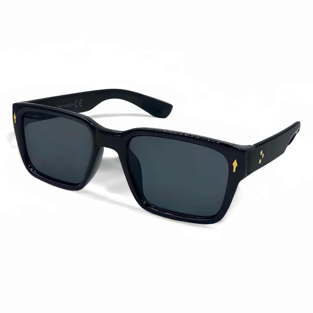 Φωτογραφία προϊόντος: OPTOSQUAD Unisex Γυαλιά Ηλίου UV400 Τετράγωνο με Μαύρο Σκελετό και Μαύρο Φακό 65071