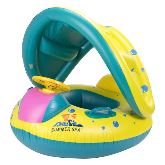 Φωτογραφία προϊόντος: OEM Σωσίβιο Swimtrainer με Σκίαστρο SA05007GKG00YL Βαρκάκι