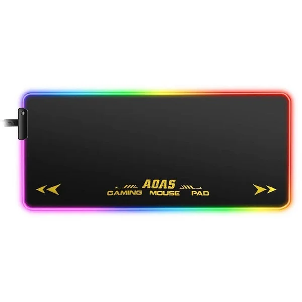 Φωτογραφία προϊόντος: OEM AOAS S4000 RGB Gaming Mouse Pad XXL 800mm με RGB Φωτισμό Μαύρο