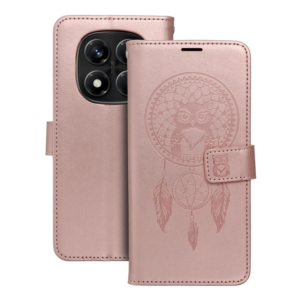Φωτογραφία προϊόντος: . MEZZO Book case for XIAOMI Redmi Note 14 PRO 4G dreamcatcher rose gold