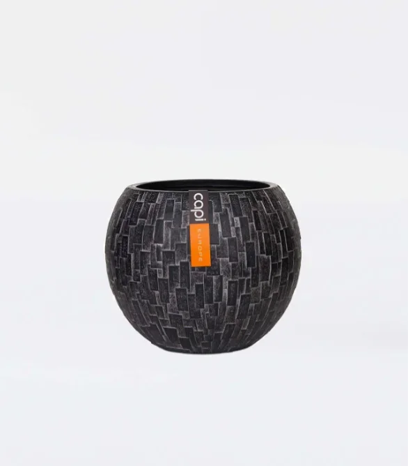 Φωτογραφία προϊόντος: Capi Vase ball Stone 18x15 Black