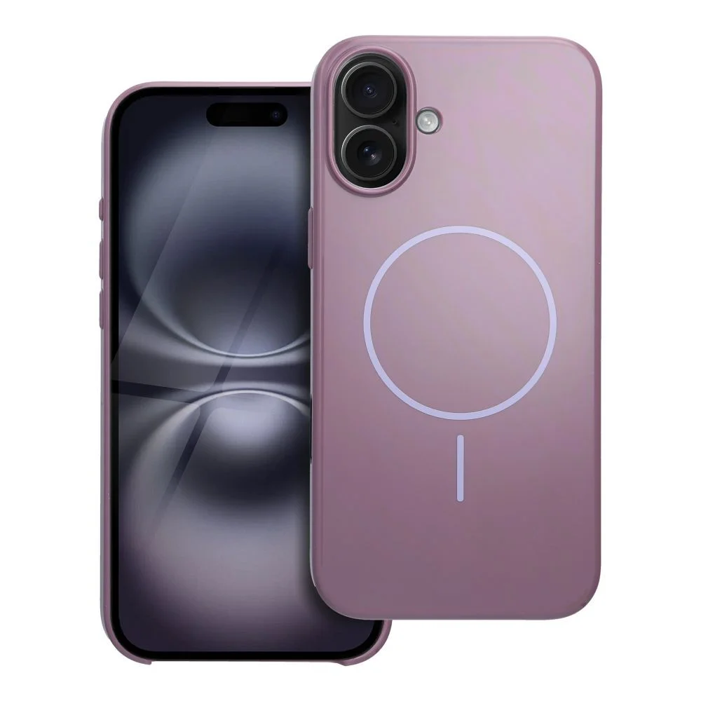 Φωτογραφία προϊόντος: . Premium Glossy Mag Cover compatible with MagSafe and Camera Control button for IPHONE 16 PLUS purple