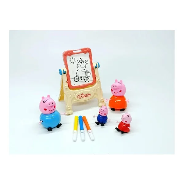 Φωτογραφία προϊόντος: OEM Σετ παιχνιδιών “Peppa Pig and family” με μαρκαδόρους 552-7