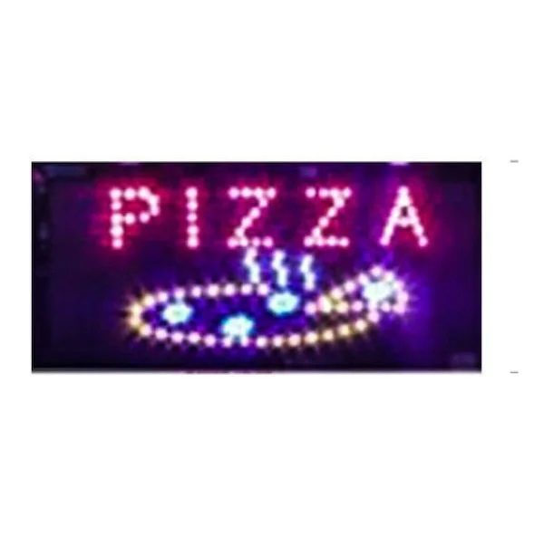 Φωτογραφία προϊόντος: OEM Πινακίδα Pizza Πινακίδα LED με Κίνηση Μονής Όψης 48x25cm SDS-7056