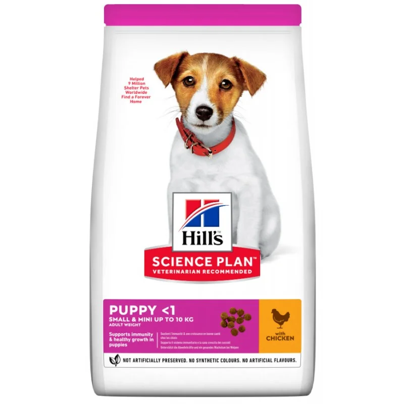 Φωτογραφία προϊόντος: Hill s Science Plan Puppy Small + Mini Για Σκύλους Με Κοτόπουλο 1,5KG