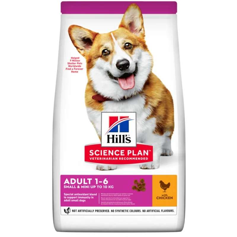 Φωτογραφία προϊόντος: Hill s Science Plan Adult Small + Mini Για Σκύλους Με Κοτόπουλο 1,5KG